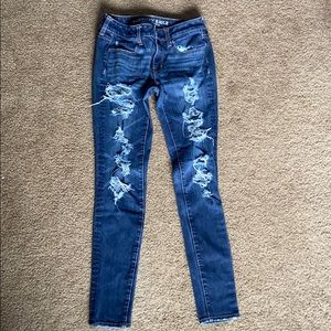 American Eagle ripped jeans